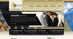 Desktop Screenshot of mentorsecurities.com